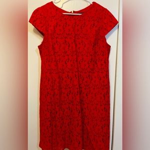 Tommy Hilfiger Women's Cap Sleeve Lace Dress Size 14